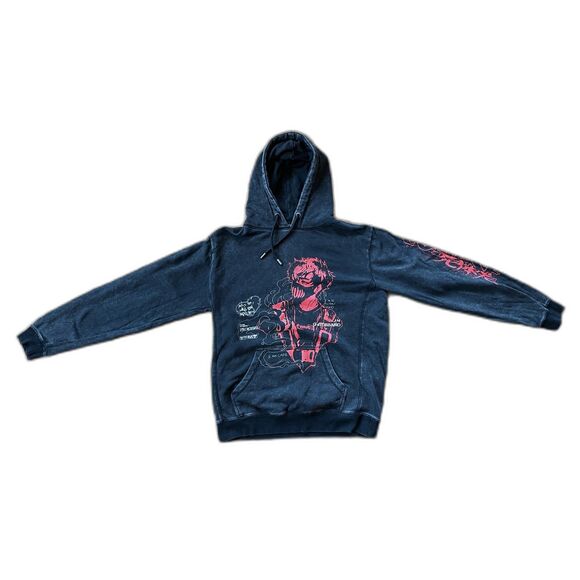 Corpse Husband 20 Black Front Cap Pullover Hoodie Top   Mens Size Medium - Picture 4 of 12